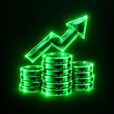 Balance growth icon